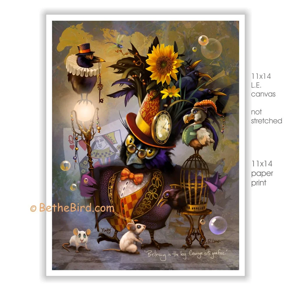 FINLEY' - painting by artist Richard Lorenz — Be the Bird!